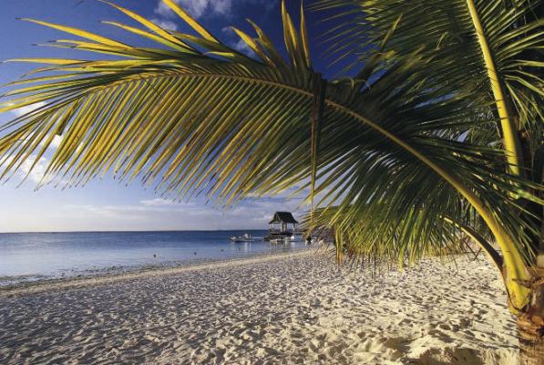 sunset on Mauritius